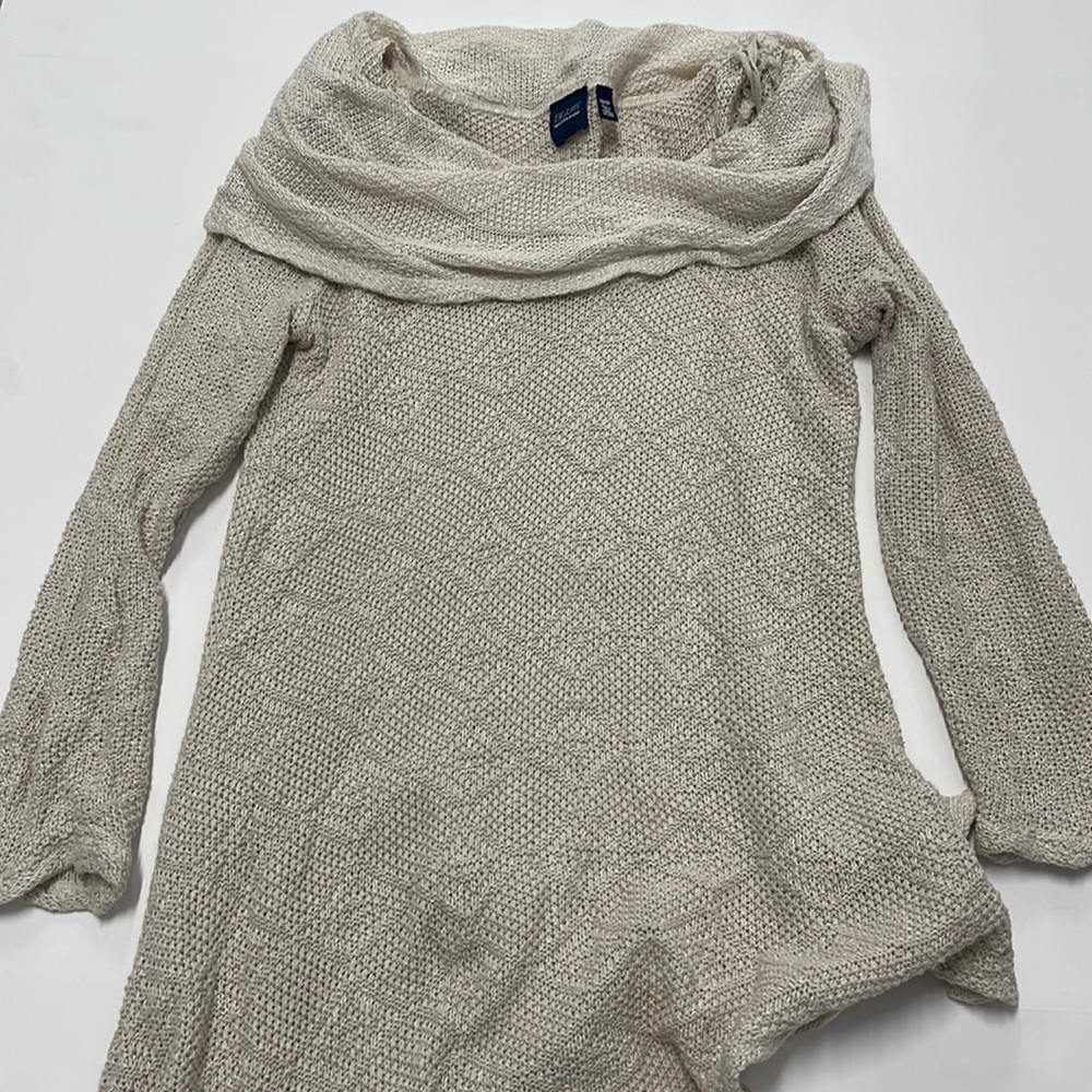 BLUE Saks Fifth Avenue Cream Sweater Top XS